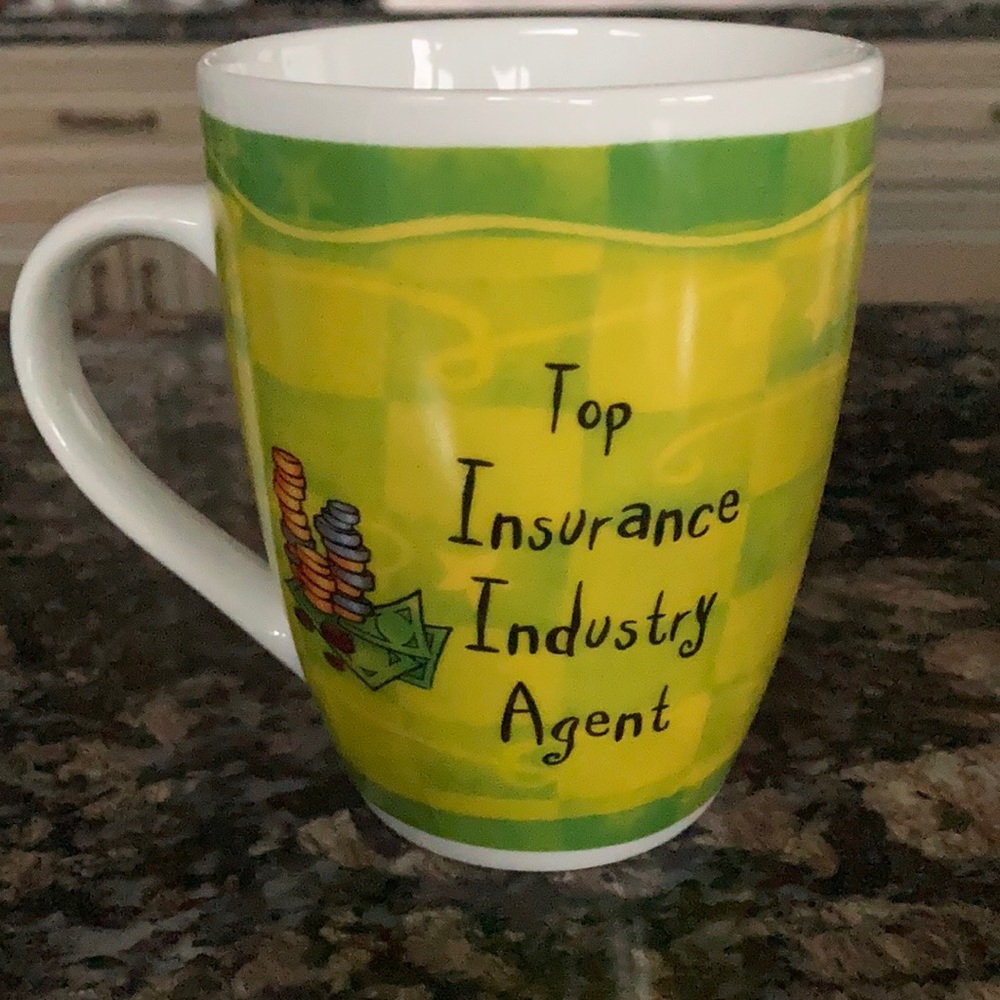 HISTORY &HERALDRY TOP INSURANCE INDUSTRY AGENT MUG